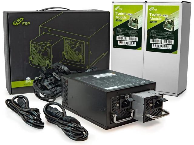 FSP Twins Pro PC PSU ATX PS2 1+1 Dual Module 700W Certified Efficiency 90% Hot-swappable Redundant Digital Computer Power Supply with Guardian...
