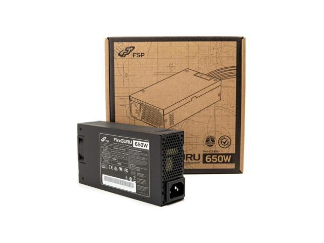 FSP FlexGURU PRO Power Supply, Flex ATX 650W, 80 Plus Platinum, 5 Year Warranty (FSP650-50FUB)