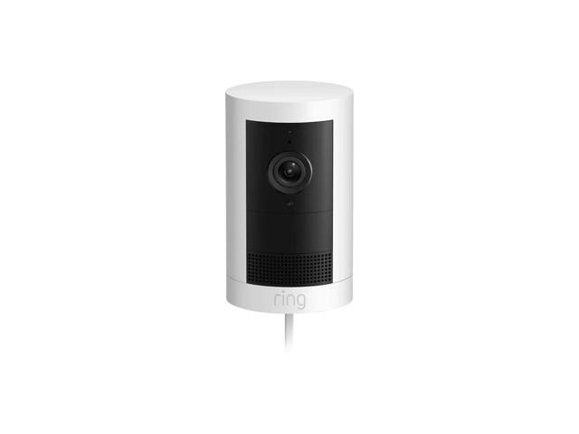 Ring - Outdoor Cam Plus, Plug-In, Wide-Angle 2K Video, Low-Light Sight for full-color night vision, Mount-anywhere versatility - White - image 3