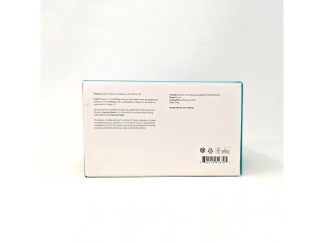 Ring - Outdoor Cam Plus, Plug-In, Wide-Angle 2K Video, Low-Light Sight for full-color night vision, Mount-anywhere versatility - White - image 6