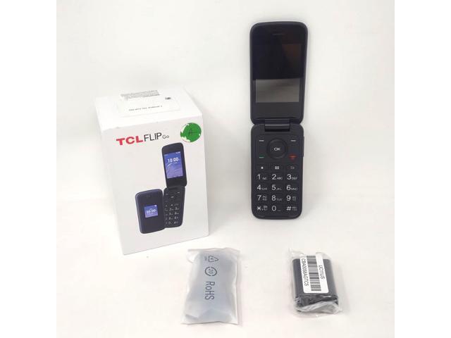 TCL Flip Go 4058W 8GB T-Mobile Only 2.8 inch 1GB RAM Phone - Midnight Blue - Mint