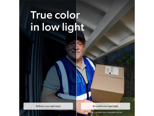 Ring - Wired Doorbell Plus (2nd Gen)Retinal 2K for crisp, true-to-life video, Motion Detection, Low-Light Sight - Silver - image 8