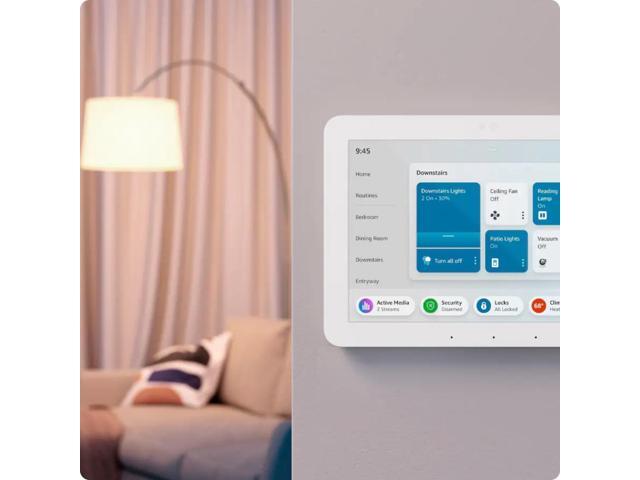 Amazon - Echo Hub Smart Home Control Panel with Alexa+ - White - image 12