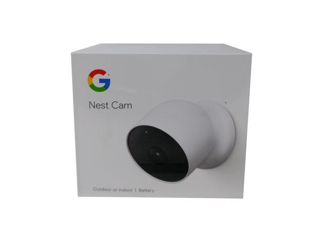 Google - Nest Cam Indoor/Outdoor Wire Free Security Camera - Snow - image 5