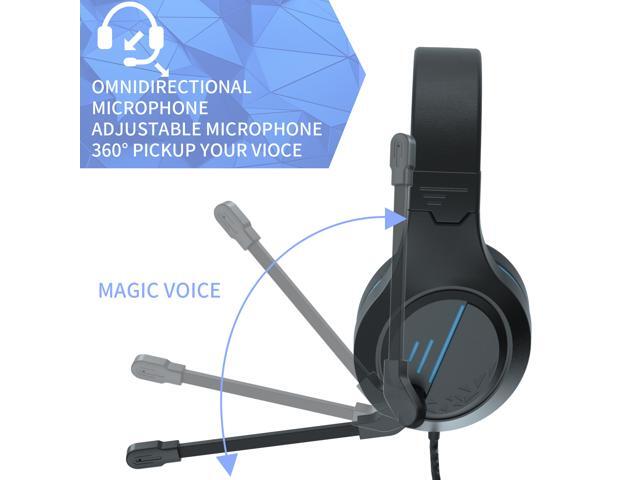 Gaming Headset, Anivia Wired Stereo Gaming Headphone,3.5mm Wired Headsets with Microphone for PC/Xbox one/Smartphone (Red)