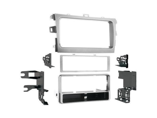 Metra - Dash Kit for Select 2009-2013 Toyota Corolla DIN - Silver - image 4
