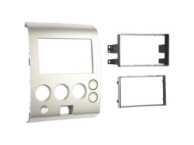 Metra - Dash Kit for Select 2004-2007 Nissan Titan DDIN - Silver - image 3