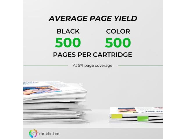 TCT LC401 Ink Cartridge 4 Pack - Premium Compatible Replacement for Brother LC401 LC401BK LC401C LC401M LC401Y Works With Brother MFC-J1010 J1012...