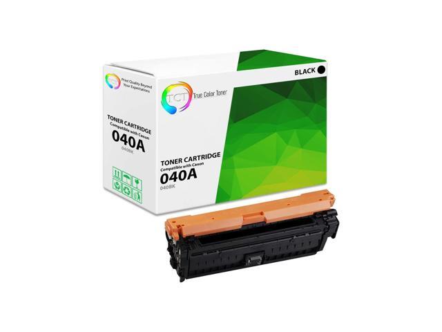 True Color Toner 040A Black Toner Cartridge - Premium Compatible Replacement for Canon 040 Black Works With Canon Color ImageClass LBP712CDN...