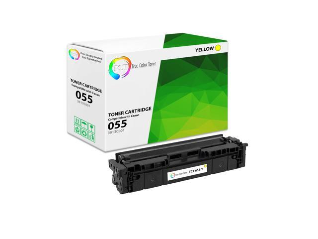 True Color Toner 055 Yellow Toner Cartridge - Premium Compatible Replacement for Canon 055 Yellow Works With Canon Color ImageClass MF740 Series...