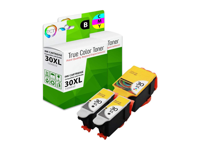 tct compatible ink cartridge replacement for kodak 30xl 30 xl high yield works with kodak esp c110 c310 c315, office 2150 print