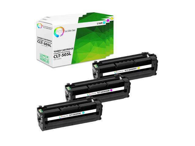 True Color Toner 505L Color Toner Cartridge 3 Pack - Premium Compatible Replacement for Samsung CLT-505L High Yield Works With Samsung ProXpress...