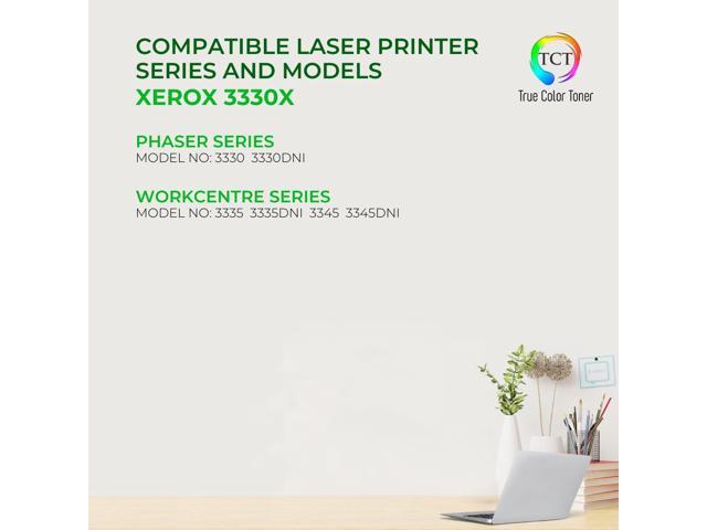 True Color Toner 3330X Toner Cartridge - Premium Compatible Replacement for Xerox 106R03622 Black High Yield Works With Xerox Phaser 3330...