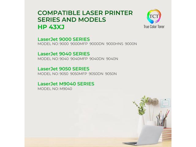 True Color Toner 43XJ Jumbo Toner Cartridge - Premium Compatible Replacement for HP 43XJ C8543XJ High Yield Jumbo Black Works With HP LaserJet 9000...