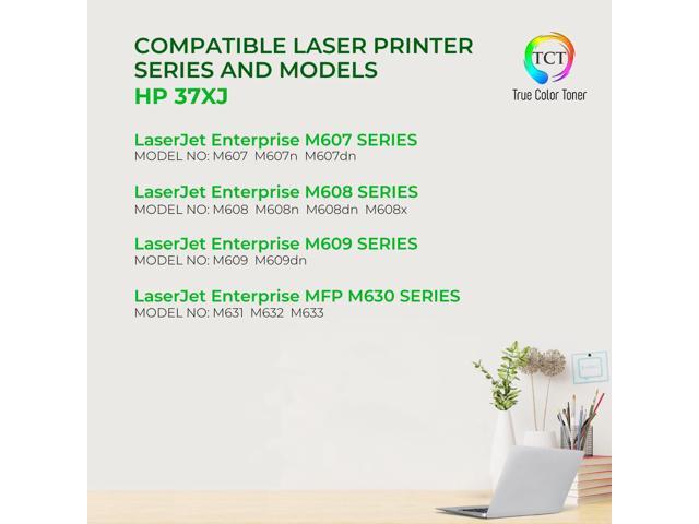 True Color Toner 37XJ Jumbo Toner Cartridge 2 Pack - Premium Compatible Replacement for HP 37XJ CF237XJ Black High Yield Jumbo Works With HP...