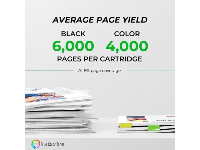 True Color Toner 2660 Toner Cartridge 5 Pack - Premium Compatible Replacement for Dell 593-BBBU 593-BBBT 593-BBBS 593-BBBR Works With High Yield...