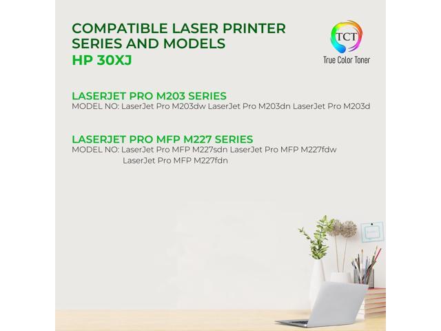 True Color Toner 30XJ Jumbo Toner Cartridge 2 Pack - Premium Compatible Replacement for HP 30XJ CF230XJ Black High Yield Jumbo Works With HP...