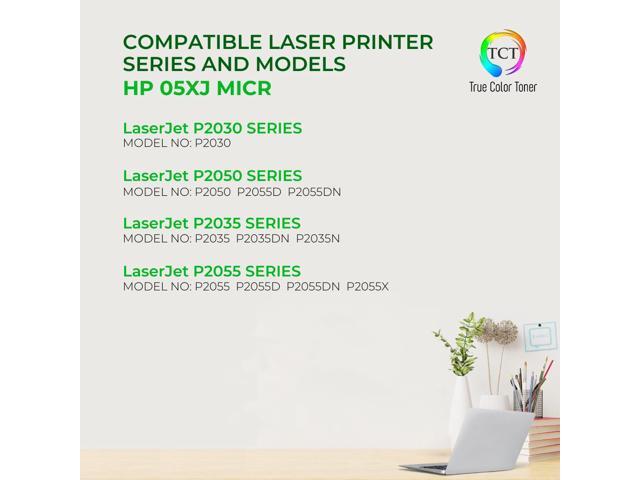 True Color Toner 05XJ Jumbo Toner Cartridge 2 Pack - Premium Compatible Replacement for HP 05XJ CE505XJ Black High Yield Jumbo Works With HP...