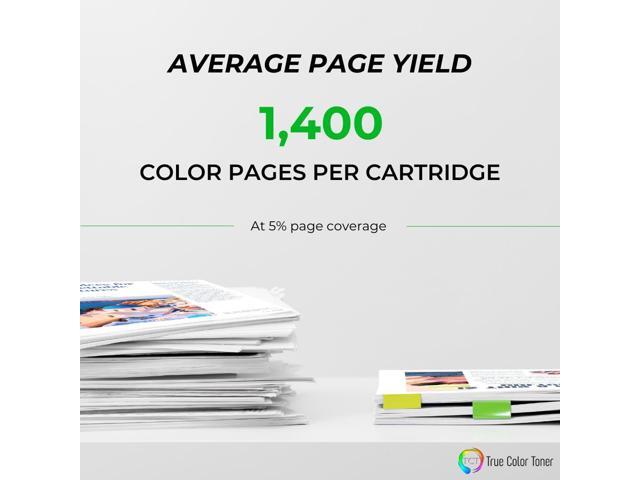 True Color Toner 1250 Color Toner Cartridge 3 Pack - Premium Compatible Replacement for Dell 1350CNW 1355CN C1760NW C1765NF