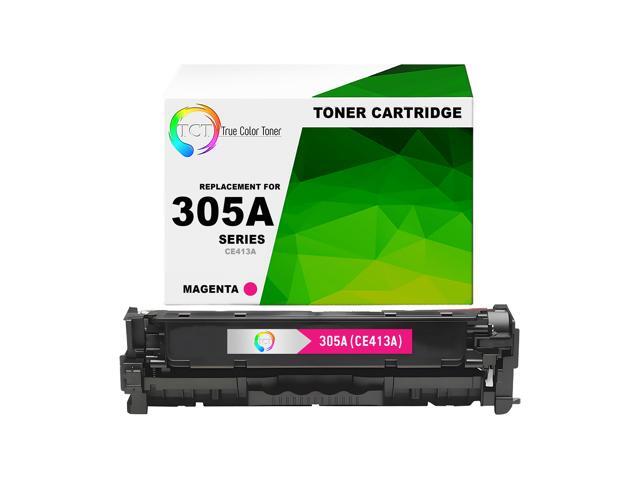 True Color Toner 305A Magenta Toner Cartridge - Premium Compatible Replacement for HP 305A CE413A Works With HP LaserJet Pro 300 Color M351a