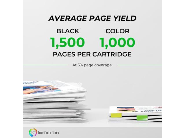 True Color Toner 1230 Toner Cartridge 4 Pack - Premium Compatible Replacement for Dell 1230 1230C 1235CN