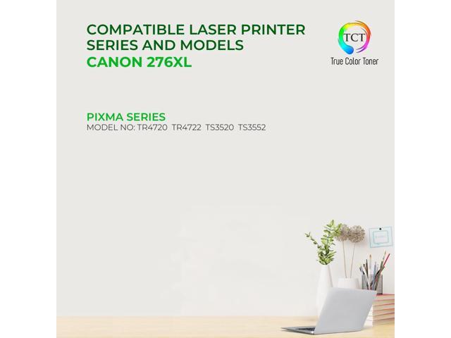 TCT Compatible High Yield Ink Cartridge Replacement for the Canon CL276XL Series - 2 Pack Tri-Color