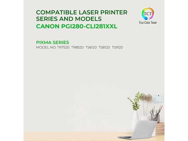 TCT CLI281 Color Ink Cartridge 3 Pack - Premium Compatible Replacement for Canon CLI281XXL Super High Yield Works With Canon Pixma TR7520 TR8520...