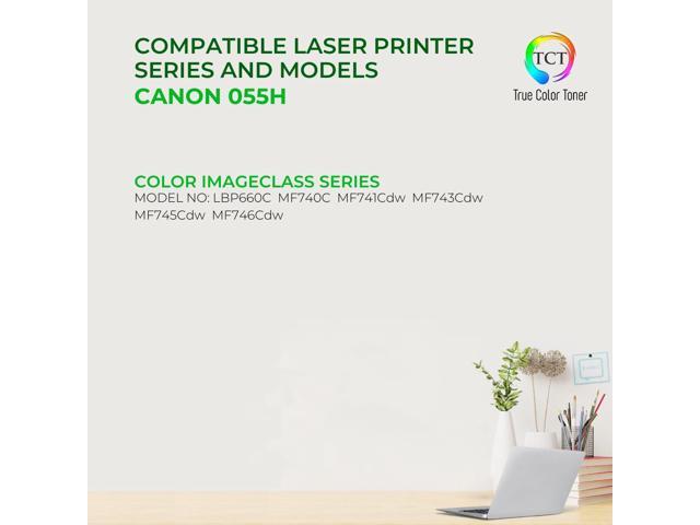 TCT Premium 055H 3017C001 Yellow High Yield Compatible Toner For Canon