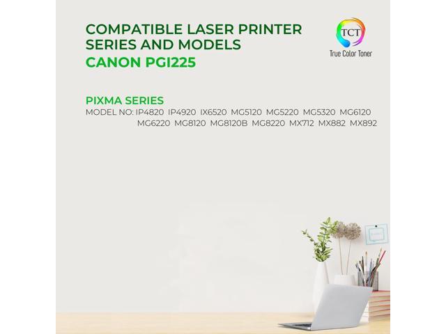 TCT PGI225 CLI226 Ink Cartridge 5 Pack - Premium Compatible Replacement for Canon PGI-225 CLI-226 Works With Canon Pixma iP4820 iP4920 iX6520...