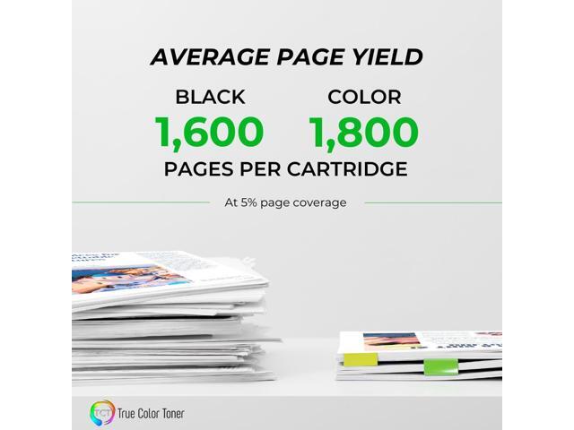 TCT 131 Toner Cartridge 4 Pack - Premium Compatible Replacement for Canon 131 Works With Canon Color ImageClass MF8280 MF8230 MF8350 LBP7110CW
