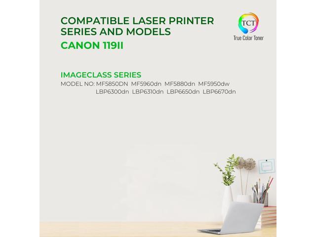 True Color Toner 119II Toner Cartridge 2 Pack - Premium Compatible Replacement for Canon 119II 3480B001AA Black High Yield Works With Canon...