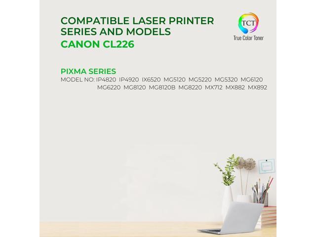 TCT CLI226 Black Ink Cartridge 2 Pack - Premium Compatible Replacement for Canon CLI-226 CLI226 Black Works With Canon Pixma iP4820 iP4920 iX6520...