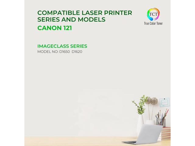 True Color Toner 121 Toner Cartridge 2 Pack - Premium Compatible Replacement for Canon 121 3252C001 Black Works With Canon ImageClass D1650 D1620