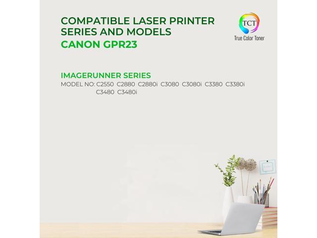 True Color Toner GPR23 Black Toner Cartridge - Premium Compatible Replacement for Canon GPR-23 0452B003AA Black Works With Canon ImageRunner C2550...