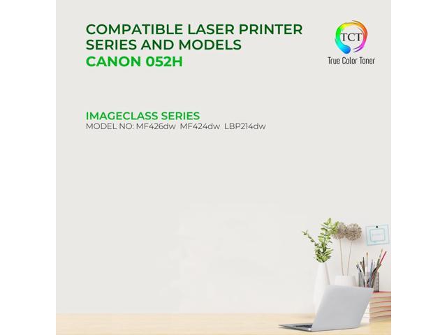 True Color Toner 052H Toner Cartridge 4 Pack - Premium Compatible Replacement for Canon 052H Black High Yield Works With Canon ImageClass MF426dw...