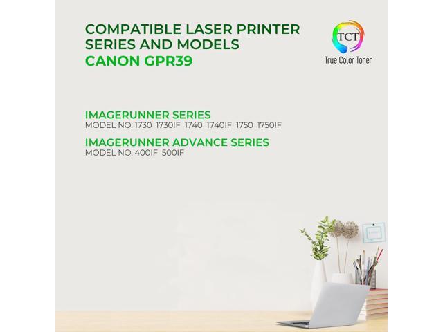 True Color Toner GPR39 Toner Cartridge 2 Pack - Premium Compatible Replacement for Canon GPR39 Black Works With Canon ImageRunner 1730 1730IF 1740...