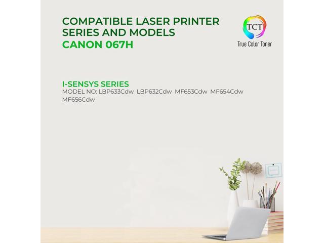 True Color Toner 067H Yellow Toner Cartridge - Premium Compatible Replacement for Canon 067H 5103C001 Yellow High Yield Works With Canon i-SENSYS...