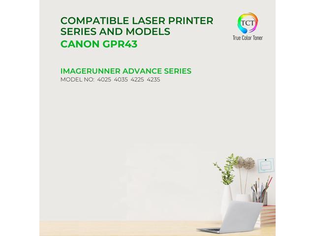 True Color Toner GPR43 Toner Cartridge - Premium Compatible Replacement for Canon GPR43 NPG57 4792B003AA Black Works With Canon imageRunner Advance...