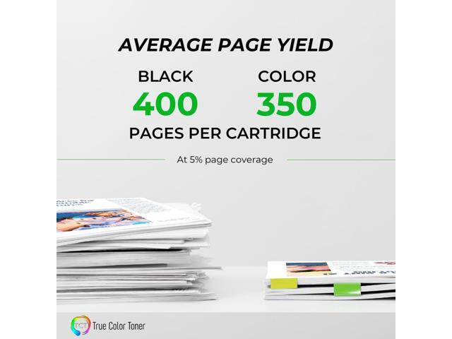 True Color Toner PG210 CL211 Ink Cartridge 4 Pack - Premium Compatible Replacement for Canon PG-210 CL-211 Works With Canon Pixma iP2700 iP2702...