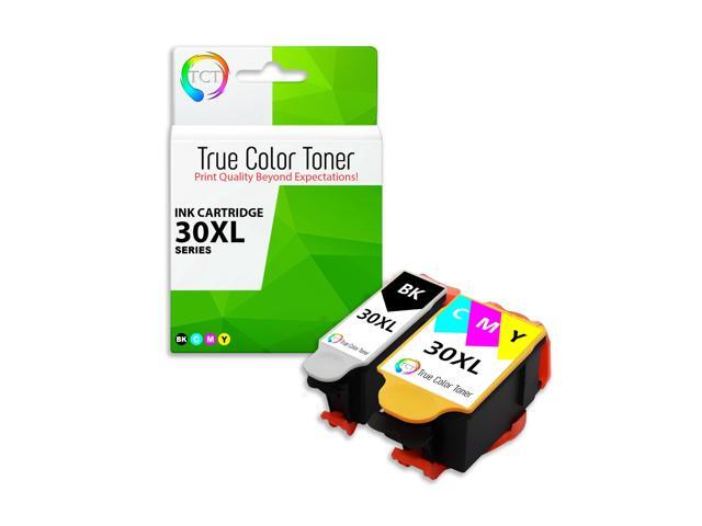 tct compatible ink cartridge replacement for kodak 30xl 30 xl high yield works with kodak esp c110 c310 c315, office 2150 print