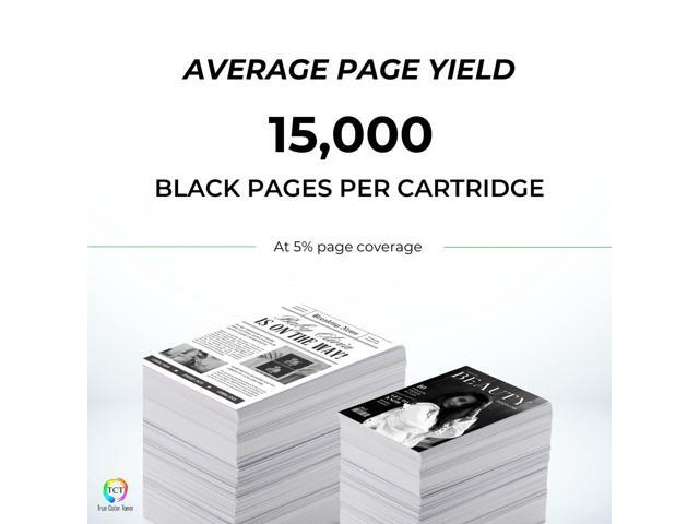 TCT 58D1H00 Black High Yield Toner Cartridge Replacement for use with Lexmark MS725 MS821 MS822 MS823 MS825 MS826 Printers (15,000 Pages)