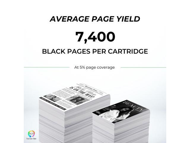 TCT T12 Black Toner Cartridge Replacement for Canon i-SENSYS X C1333i C1333iF C1333P imageCLASS X LBP1333C MF1333C Printers (7,400 Pages)