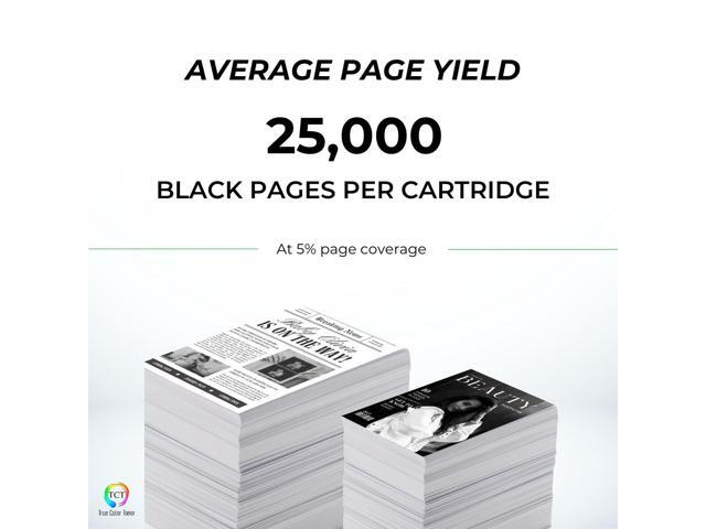 TCT TN925 Black Toner Cartridge Replacement for Brother HL-L6415DWT HL-L6415DW MFC-L6915DW Printers (25,000 Pages)