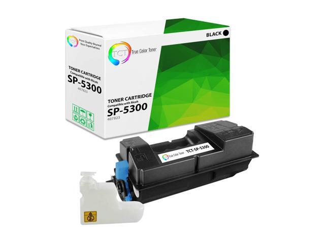 True Color Toner SP-5300 Toner Cartridge - Premium Compatible Replacement for Ricoh Aficio SP-5300 407823 Black Works With Ricoh Aficio SP5300DN...