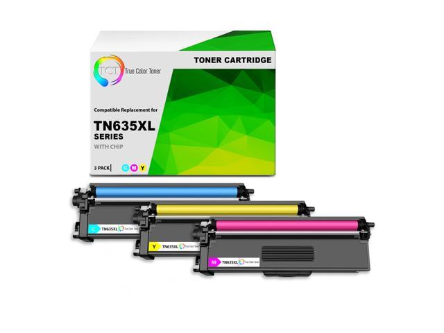 TCT TN635XL Compatible Toner Cartridge for TN635XLC TN635XLM TN635XLY 3PK