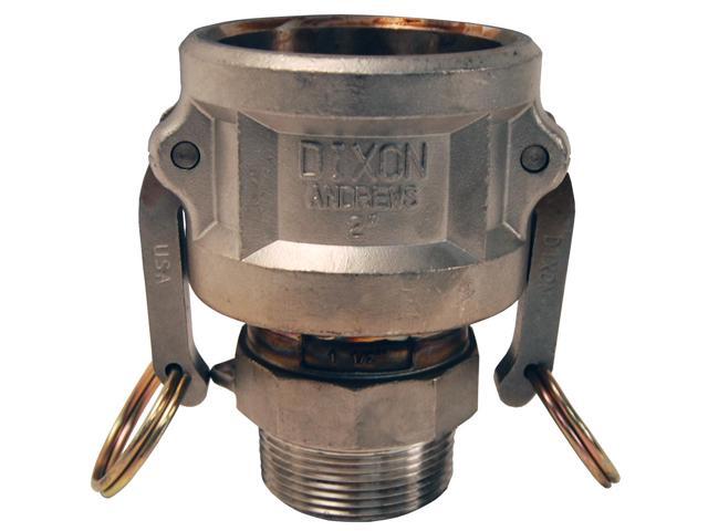 DIXON 3020-B-AL Coupler,3 x 2 In,Female Coupler x MNPT
