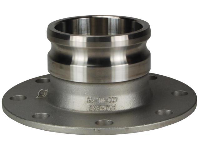 DIXON 400-AL-SS 4' Male Adapter x 150 lb. Flange SS Flange Adapter