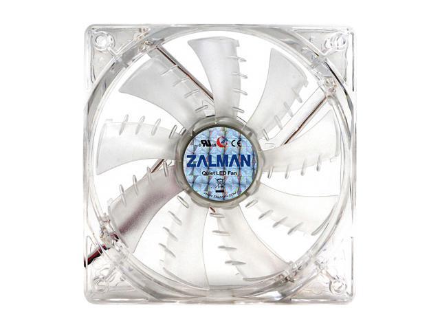 Zalman Ultra Quiet Fan Series F3 (SF) Plus (SF) 120mm case fan w/ Shark-fin blade, Long Life (EBR) bearing, minimal noise and vibration, comes with...