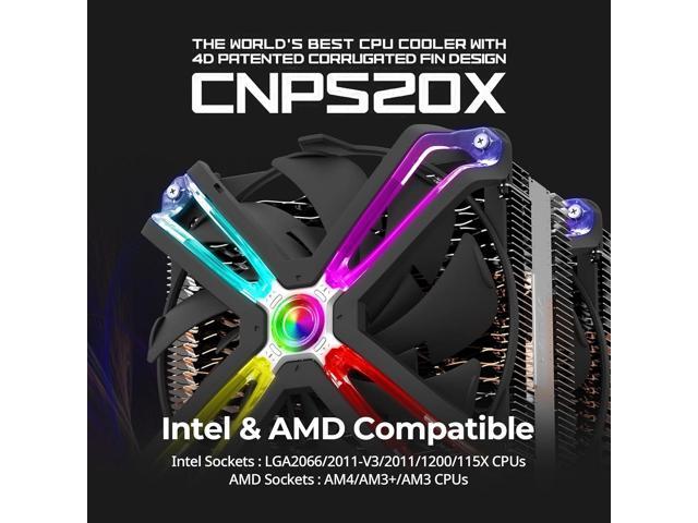 Zalman Case Cooler PSU Combo - Zalman P30 White Panoramic MATX PC Case + CNPS20X 300W TDP Extreme Performance CPU Cooler + Gigamax 600W 80+ Plus...