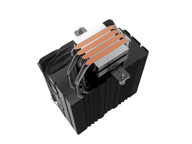 Zalman 9X Performa Plus CPU Air Cooler, ARGB Sync, 120mm Powerful PWM Fan, 4 Copper Direct Contact Heat Pipes, 157mm Tall, Supports AMD Ryzen...